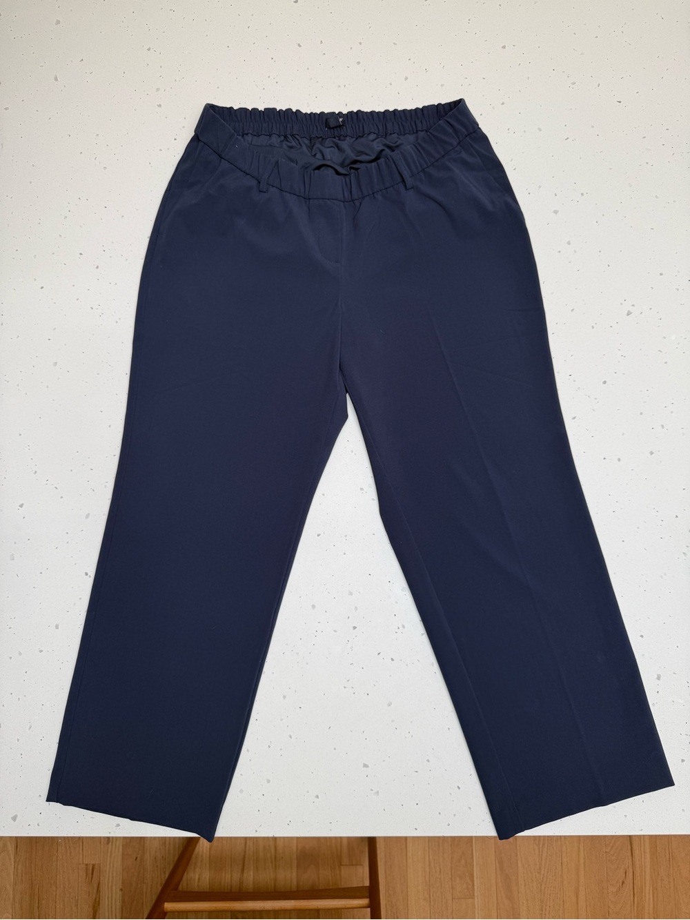 J.Crew Maternity Ankle Pants Size 10 Navy